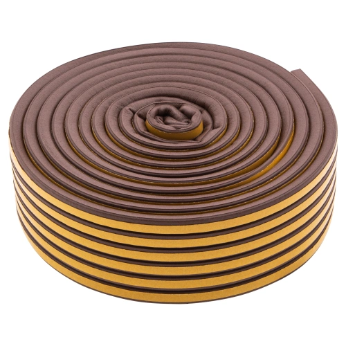 Уплотнитель резиновый, 24 м, профиль "D", коричневый Сибртех купить в Москве с доставкой по всей России | ProtosMarket.ru