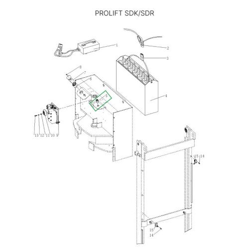 Замок включения питания для штабелеров SDR 1536/1545S/1645/1656/2036/2045, SDK, для тележек SK20 купить в Москве с доставкой по всей России | ProtosMarket.ru