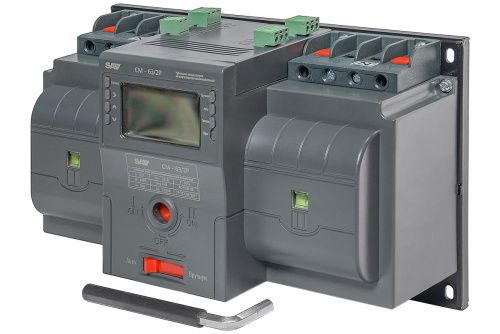 Рубильник реверсивный автоматизированный моноблочный (Блок автоматического ввода резерва АВР) CM-63/ купить в Москве с доставкой по всей России | ProtosMarket.ru