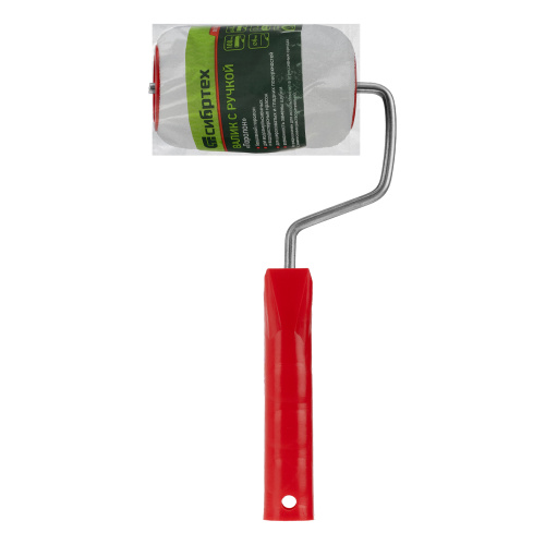 Валик "Поролон", в сборе, 100 мм, D 48 мм, D ручки 6 мм, крепление шплинтом Сибртех купить в Москве с доставкой по всей России | ProtosMarket.ru