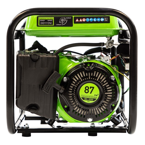 Генератор бензиновый БС-1200, 1 кВт, 230 В, четырехтактный, 5.5 л, ручной стартер Сибртех купить в Москве с доставкой по всей России | ProtosMarket.ru