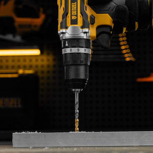 Сверло спиральное по металлу 6 x 93 мм, Р6М5, Golden Tip  Denzel купить в Москве с доставкой по всей России | ProtosMarket.ru