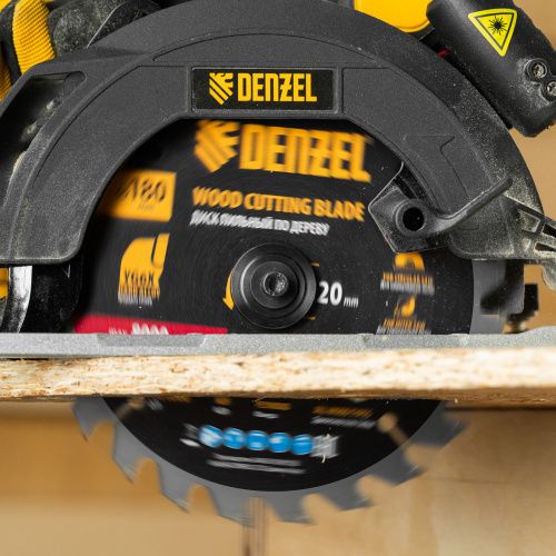 Пильный диск по дереву ф180х 20 мм, 24 зубьев Denzel купить в Москве с доставкой по всей России | ProtosMarket.ru