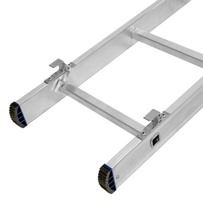 Лестница, 2 х 14 ступеней, алюминиевая, двухсекционная, Сибртех купить в Москве с доставкой по всей России | ProtosMarket.ru