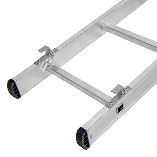 Лестница, 2 х 14 ступеней, алюминиевая, двухсекционная, Сибртех купить в Москве с доставкой по всей России | ProtosMarket.ru