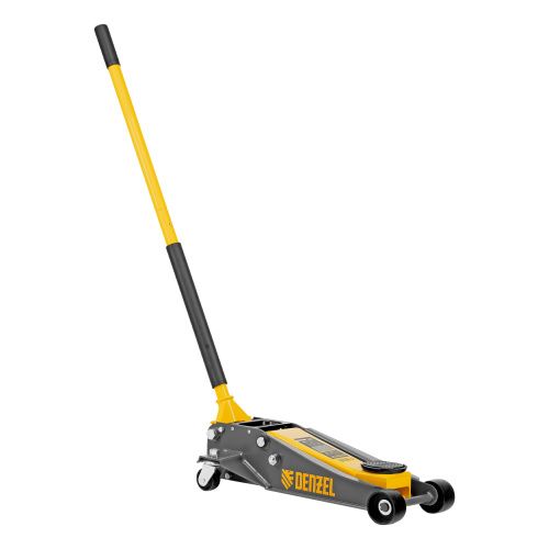 Домкрат гидравлический подкатной, 3 т, 125-470 мм, быстрый подъем, проф. Denzel купить в Москве с доставкой по всей России | ProtosMarket.ru