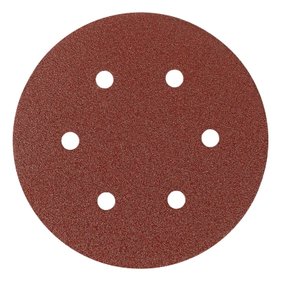 Круг абразивный на ворсовой подложке под "липучку", перфорированный, P 80, 150 мм, 5 шт Matrix купить в Москве с доставкой по всей России | ProtosMarket.ru