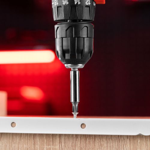 Набор сверл комбинированный, сверла по металлу 1-6 мм, бетону 4-8 мм, дереву 4-8 мм, биты 10 шт, адаптер, зенковка, 31 предмет Pro Matrix купить в Москве с доставкой по всей России | ProtosMarket.ru