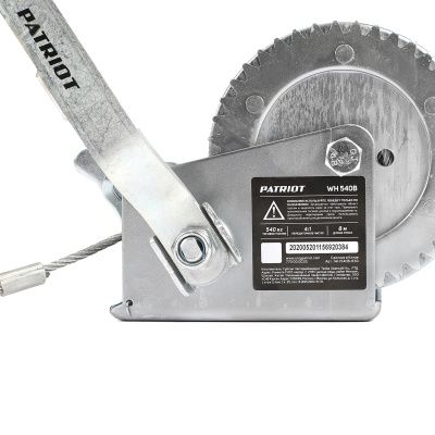 Лебедка ручная барабанная PATRIOT WH 540 B купить в Москве с доставкой по всей России | ProtosMarket.ru