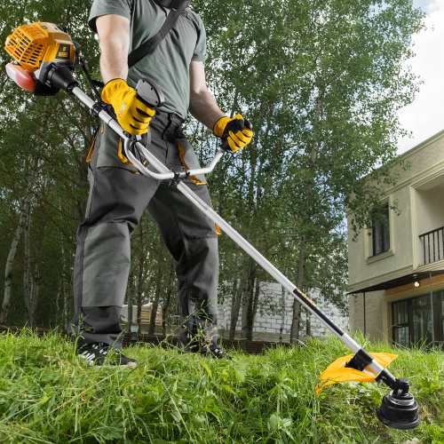 Триммер бензиновый DR-33, 33 см3, неразъемная штанга, состоит из 2 частей Denzel купить в Москве с доставкой по всей России | ProtosMarket.ru