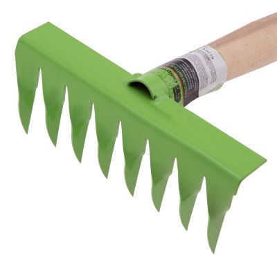 Грабли витые 8 - зубые, 160 х 390 мм, стальные, деревянная рукоятка, Агроном, Сибртех купить в Москве с доставкой по всей России | ProtosMarket.ru