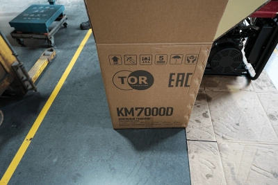 Генератор дизельный 7,0 кВт 220В с электростартером и колесами TOR KM7000D по ценам производителя в Москве с доставкой по всей России