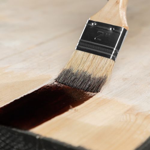 Кисть плоская "Стандарт" 2" (50 мм) натуральная щетина, деревянная ручка MTX купить в Москве с доставкой по всей России | ProtosMarket.ru