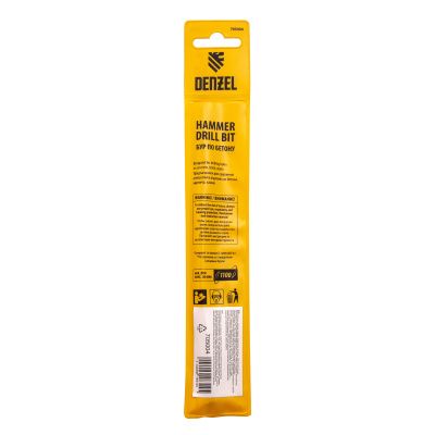 Бур по бетону, двойная спираль, три пылеотводящие кромки, 5 x 160 мм DENZEL купить в Москве с доставкой по всей России | ProtosMarket.ru