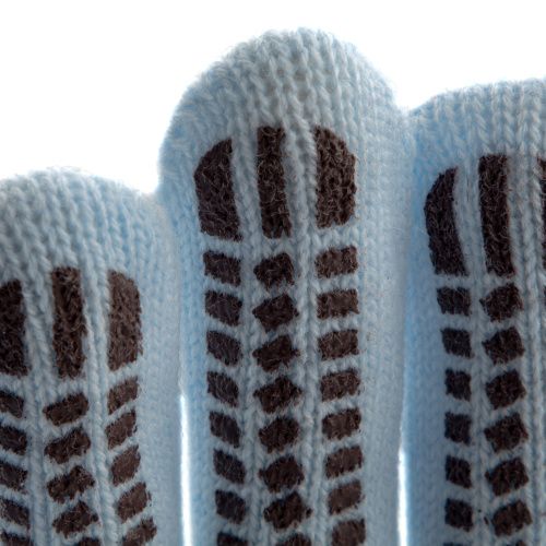 Перчатки трикотажные, акрил, ПВХ гель, "Протектор", цвет зенит, оверлок Сибртех купить в Москве с доставкой по всей России | ProtosMarket.ru