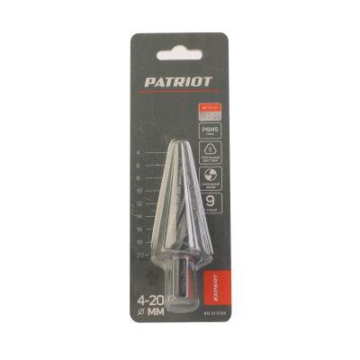 Сверло по металлу ступенчатое (4-20 мм, шаг 2 мм) купить в Москве с доставкой по всей России | ProtosMarket.ru