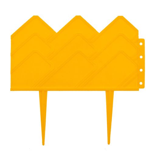 Бордюр "Уютный", 14х310 см, желтый, Palisad купить в Москве с доставкой по всей России | ProtosMarket.ru