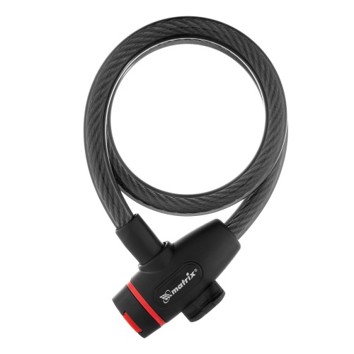 Замок тросовый универсальный, 12 х 650 мм Matrix купить в Москве с доставкой по всей России | ProtosMarket.ru