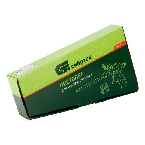 Пистолет для монтажной пены, усиленный алюминиевый корпус Сибртех купить в Москве с доставкой по всей России | ProtosMarket.ru