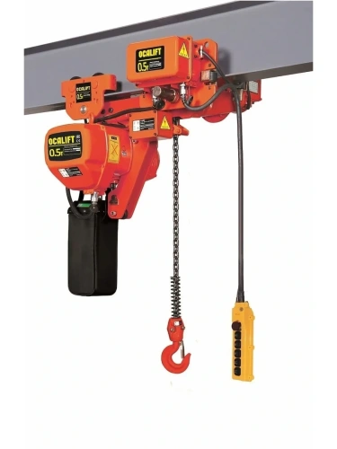 0,5т 3м УСВ таль цепная ТЭЦ OCALIFT 005-01LHS 380в передвижная односкоростная купить в Москве с доставкой по всей России | ProtosMarket.ru