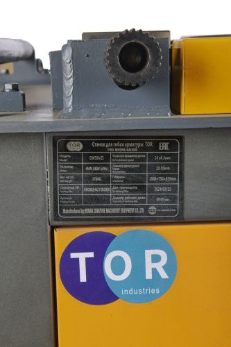 Станок для гибки арматуры TOR GW50A 50/42мм 4кВт с доводчиком (Z) купить в Москве с доставкой по всей России | ProtosMarket.ru