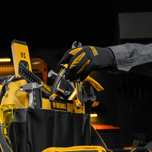 Переноска для инструмента, 260х240х300 мм, 22 кармана, наплечный ремень Denzel купить в Москве с доставкой по всей России | ProtosMarket.ru