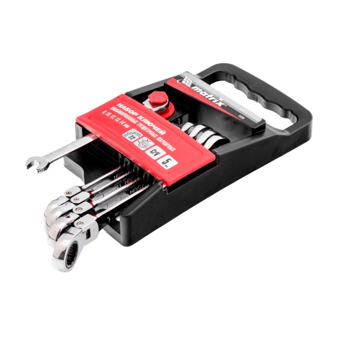 Набор ключей комбинированных, трещоточных шарнирных 5 шт. Matrix купить в Москве с доставкой по всей России | ProtosMarket.ru