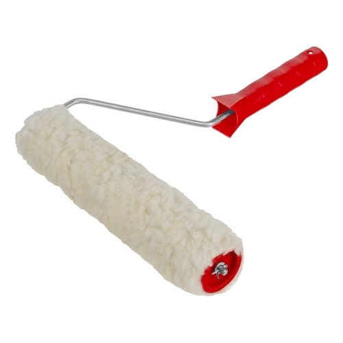 Валик "Натуральный мех", в сборе, 250 мм, D 48 мм, D ручки 6 мм, крепление шплинтом Сибртех купить в Москве с доставкой по всей России | ProtosMarket.ru