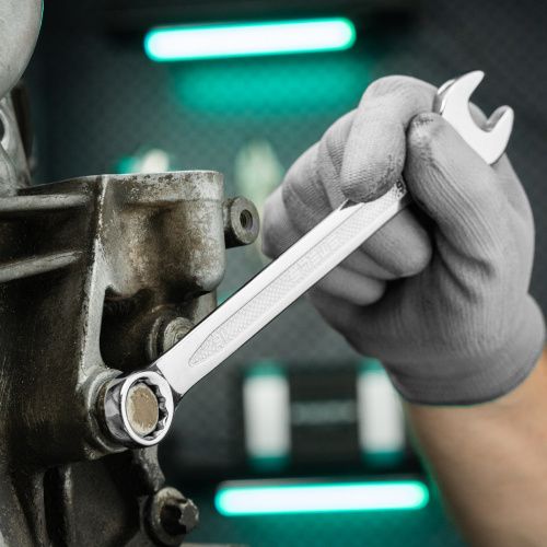 Ключ комбинированный, 16 мм, CrV, антислип Stels купить в Москве с доставкой по всей России | ProtosMarket.ru