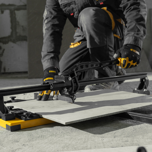 Плиткорез рельсовый 600х16мм, каретка на подш., стальная станина, усил. рукоятка-пенал Denzel купить в Москве с доставкой по всей России | ProtosMarket.ru