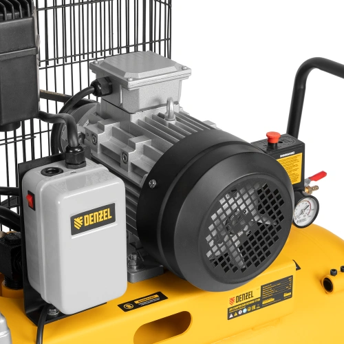 Компрессор воздушный, ременный привод BCI4000-T/100, 4.0 кВт, 100 литров, 690 л/мин Denzel купить в Москве с доставкой по всей России | ProtosMarket.ru