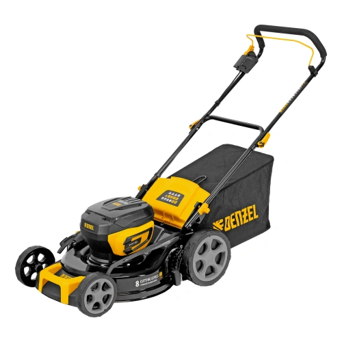 Газонокосилка аккумуляторная бесщет. DLM-460, 460 мм, травосб. 65 л., Li-Ion, 40 В Denzel купить в Москве с доставкой по всей России | ProtosMarket.ru