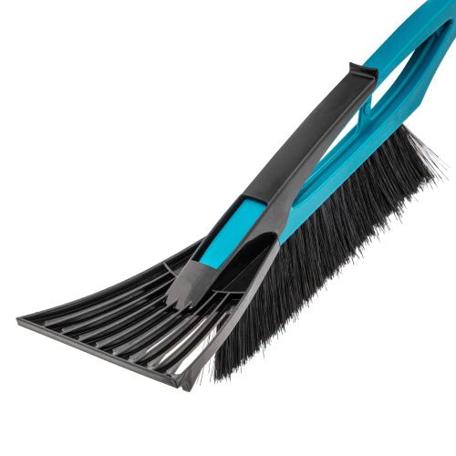 Щетка-сметка для снега со скребком 530 мм, бирюзовая Sparta купить в Москве с доставкой по всей России | ProtosMarket.ru