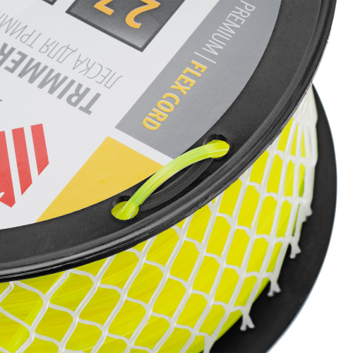 Леска для триммера звезда, 2,7мм х 202м, на DIN катушке FLEX CORD Denzel купить в Москве с доставкой по всей России | ProtosMarket.ru