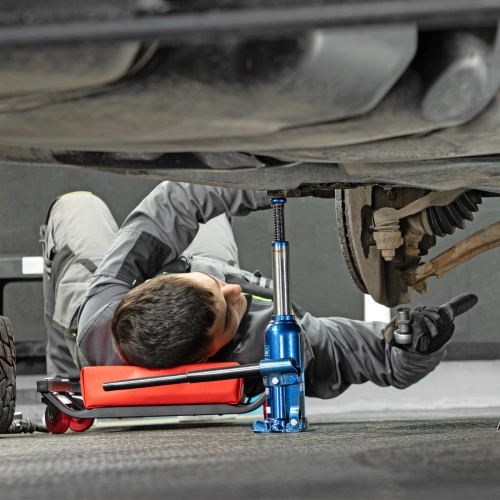 Домкрат гидравлический бутылочный, 4 т, h подъема 188-363 мм, в пластиковом кейсе Stels купить в Москве с доставкой по всей России | ProtosMarket.ru