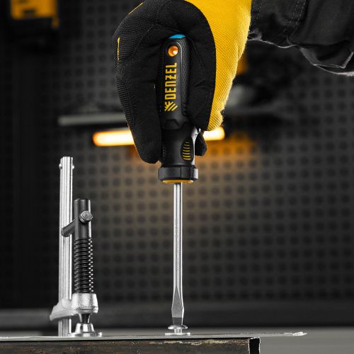 Отвертка, SL6x100 мм, S2, 3к рукоятка Denzel купить в Москве с доставкой по всей России | ProtosMarket.ru