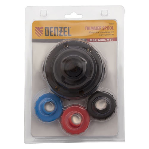 Катушка триммерная полуавтомат, шестигранник HEX х 15/6, болт М6 правый, М8 правый, М8 левый Denzel купить в Москве с доставкой по всей России | ProtosMarket.ru