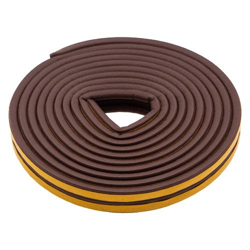 Уплотнитель резиновый, 6 м, профиль "P", коричневый Сибртех купить в Москве с доставкой по всей России | ProtosMarket.ru