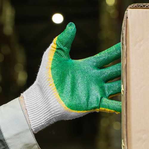 Перчатки хб с двойным латексным обливом купить в Москве с доставкой по всей России | ProtosMarket.ru