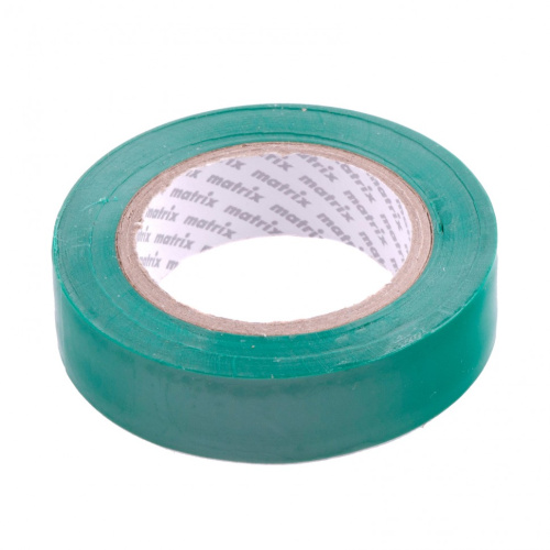 Изолента ПВХ, 15 мм х 10 м, зеленая, 150 мкм Matrix купить в Москве с доставкой по всей России | ProtosMarket.ru