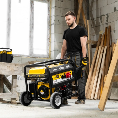 Генератор бензиновый PS 80 E-3, 6.6 кВт, 400 В, 25 л, электростартер Denzel купить в Москве с доставкой по всей России | ProtosMarket.ru