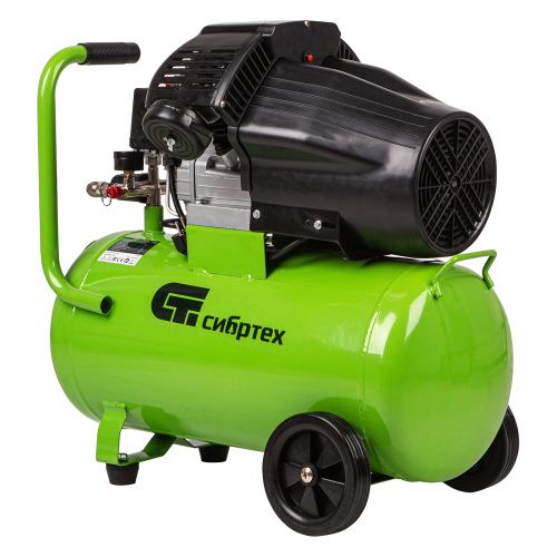 Компрессор воздушный КК-2200/50, 2.2 кВт, 350 л/мин, 50 л, прямой привод, масляный Сибртех купить в Москве с доставкой по всей России | ProtosMarket.ru