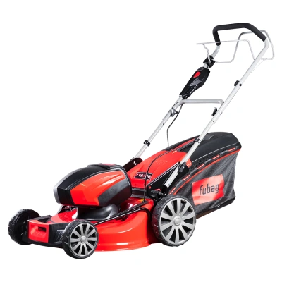 Газонокосилка аккумуляторная самоходная FUBAG FLA 5180 SMF с функцией вертикального хранения в комплекте с 2 аккумуляторами FA 4040 Li (4.0 Ah/40V) и зарядным устройством FCH 2040