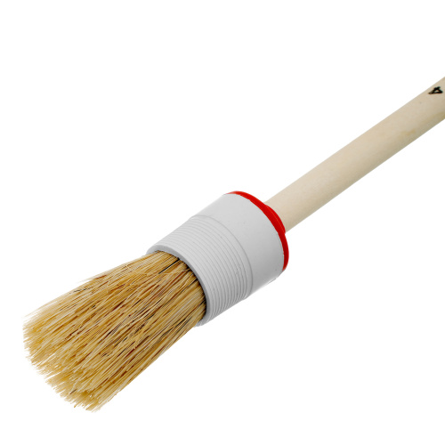 Кисть круглая № 4 (25 мм) натуральная щетина, деревянная ручка MTX купить в Москве с доставкой по всей России | ProtosMarket.ru