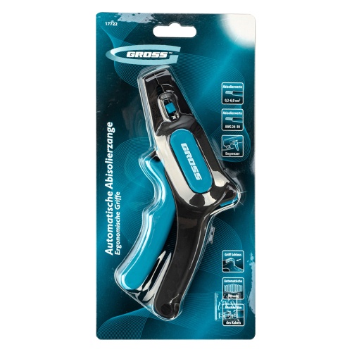 Щипцы для зачистки электропроводов 0.2-6 мм2 (10-24 AWG), лезвие: нержавеющая сталь Gross купить в Москве с доставкой по всей России | ProtosMarket.ru