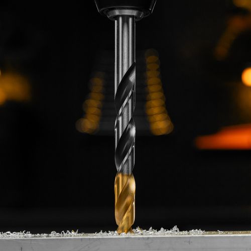 Сверло спиральное по металлу 12 x 151мм, Р6М5, Golden Tip, многогранная заточка Denzel купить в Москве с доставкой по всей России | ProtosMarket.ru