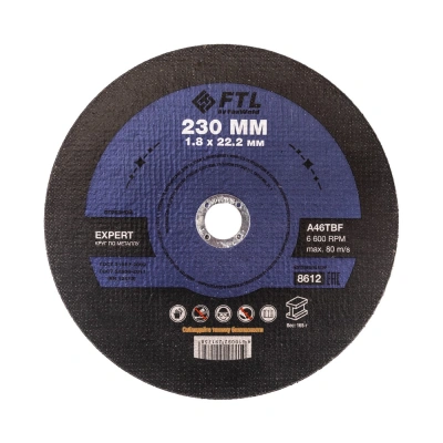 Круг отрезной по металлу FTL Expert 230 х 1,8 х 22,2 мм A46TBF