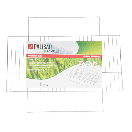 Решетка-гриль 480х240 мм, хромированная, Camping Palisad купить в Москве с доставкой по всей России | ProtosMarket.ru