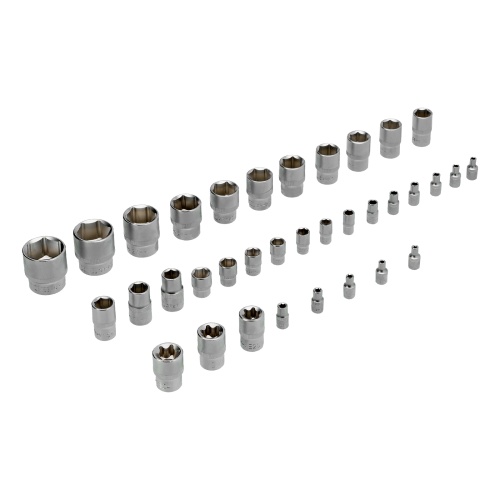 Набор инструментов, 1/2", 1/4", CrV, S2, пластиковый кейс, 194 предмета Denzel купить в Москве с доставкой по всей России | ProtosMarket.ru