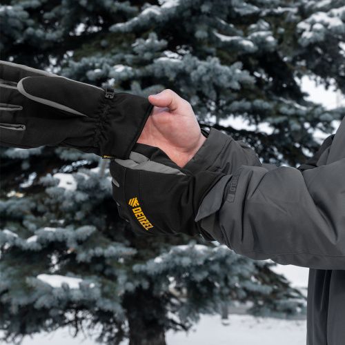 Перчатки универсальные, двойные, работа с сенсорным экраном, размер 10 Denzel купить в Москве с доставкой по всей России | ProtosMarket.ru